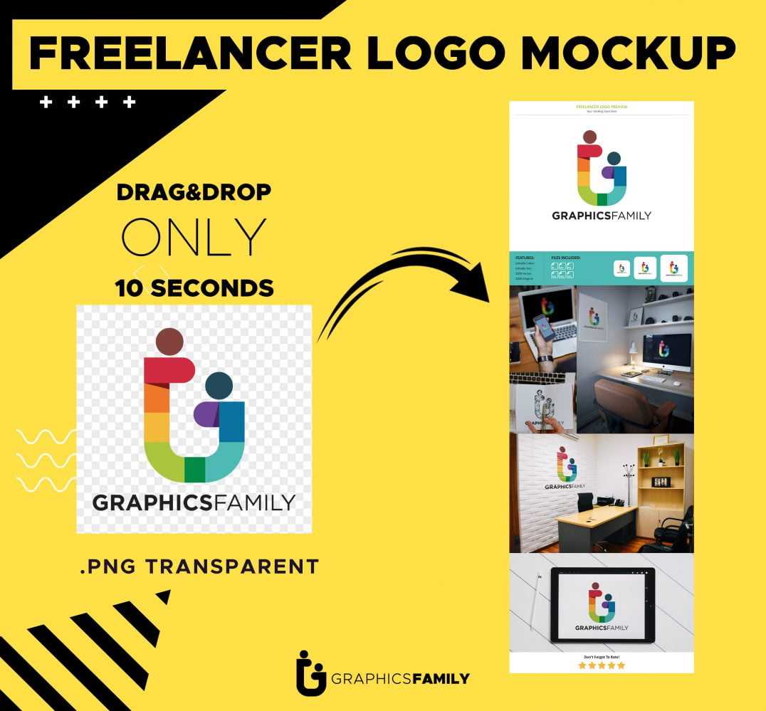 Freelancer Logo Preview Mockup