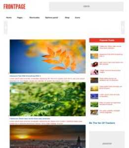 Front page