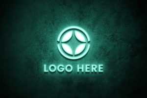 Frozen Light Logo Mockup