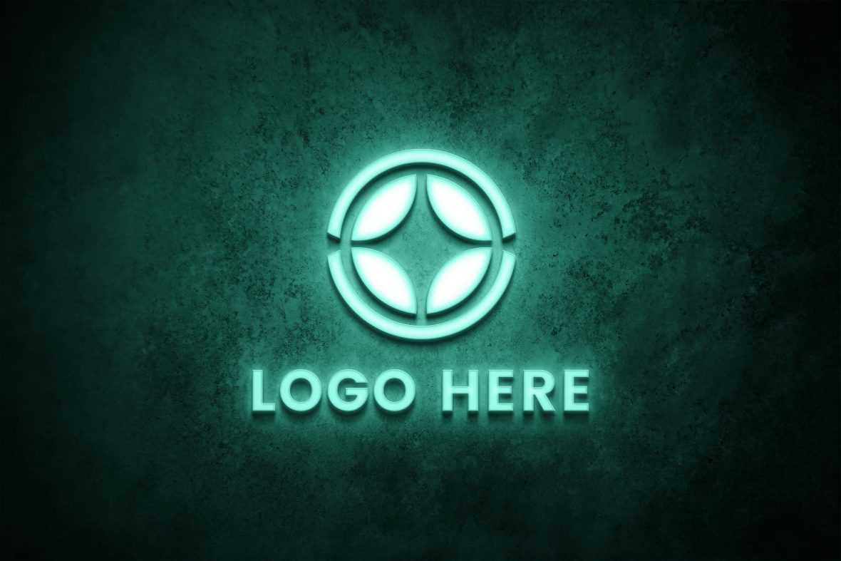 Frozen Light Logo Mockup