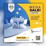 Furniture Sale Instagram Post Design - Download Grátis Furniture Sale Instagram Post Design