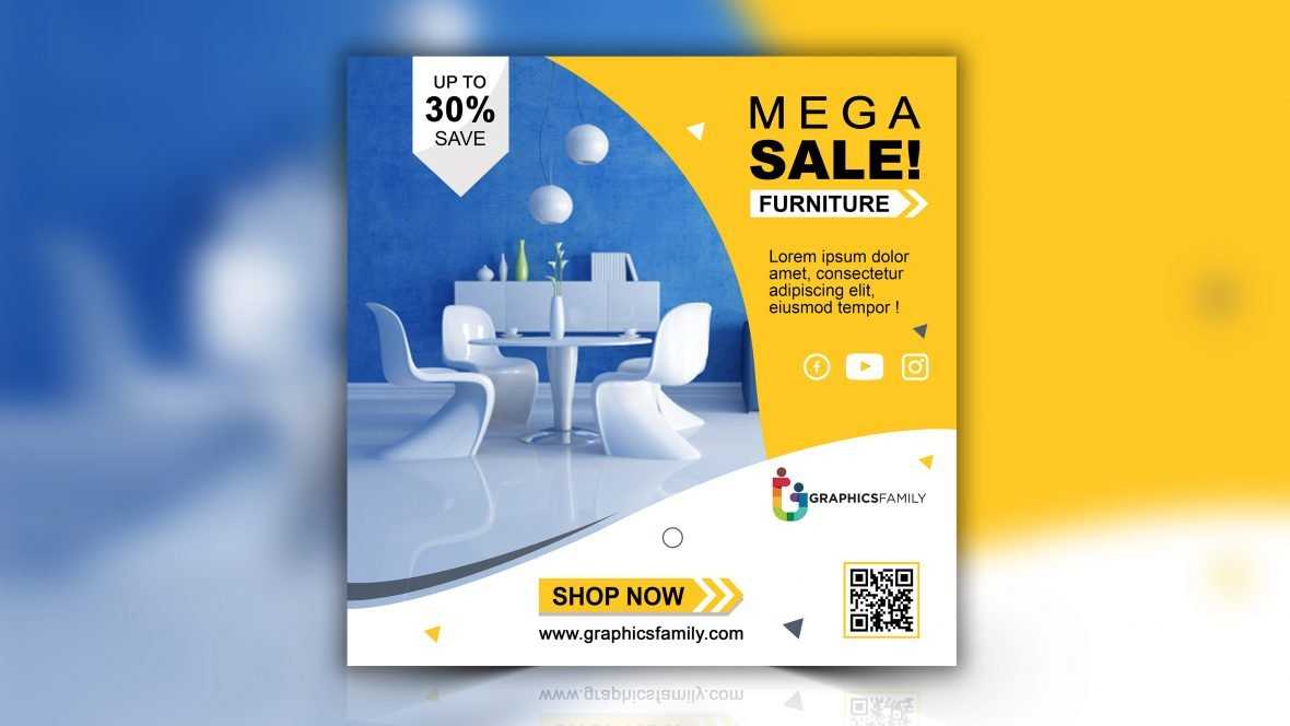 Furniture Sale Instagram Post Design