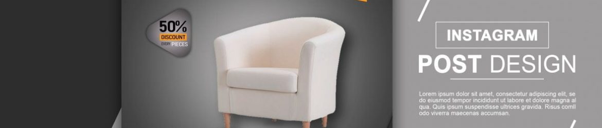 Furniture Store Instagram Post Design