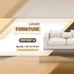 Furniture Web Banner Design PSD