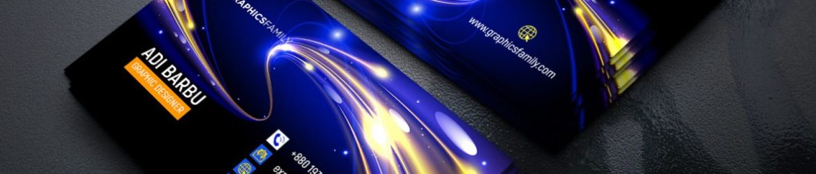 Futuristic Business Card Design