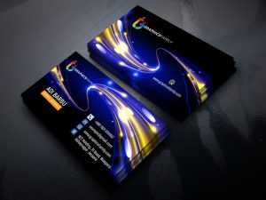 Futuristic Business Card Design