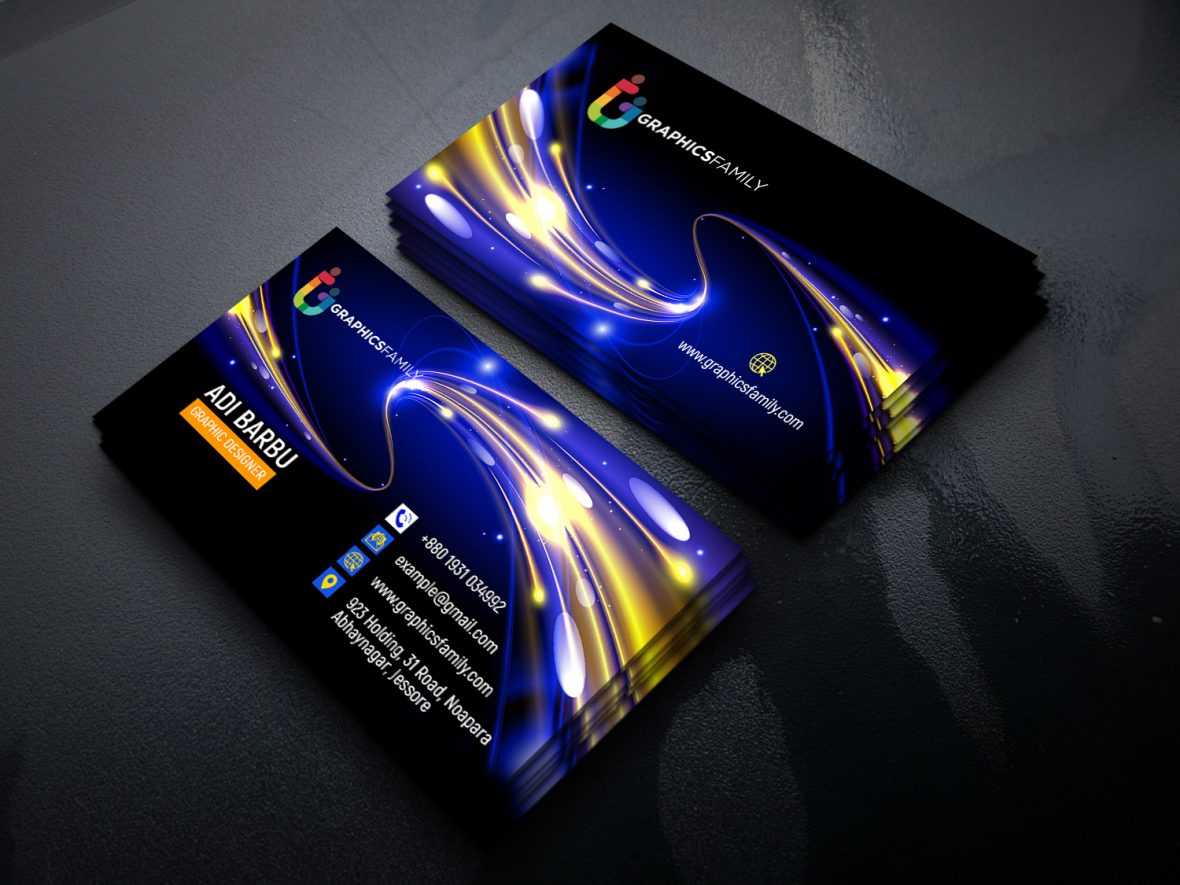 Futuristic Business Card Design