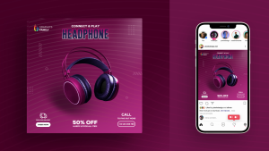 Gadget Promotion Sale Banner for Social Media & Instagram Post