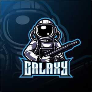 Galaxy Fighters Esports Mascot Logo