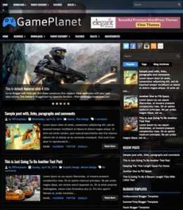 GamePlanet Responsive