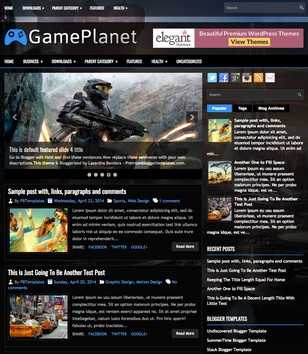 GamePlanet Responsive