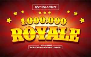 Glitter Yellow Text Effect