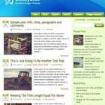 GlossyBlue Fixed - Template para Blogger GlossyBlue Fixed