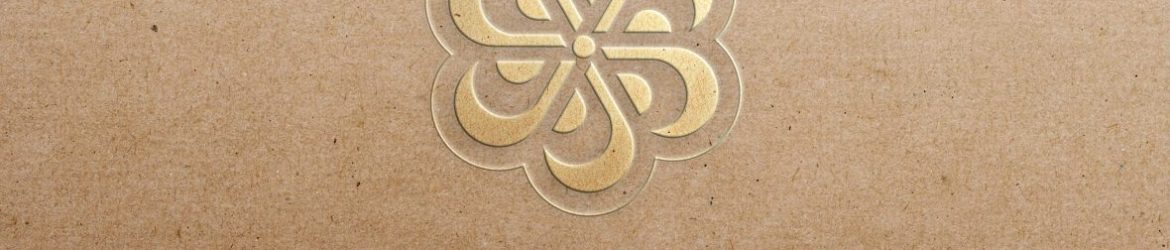 Gold Foil Logo Mockup on Craft Paper