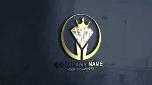 Golden Diamond Logo Design