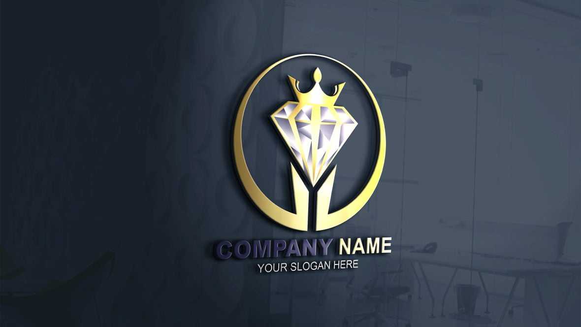 Golden Diamond Logo Design