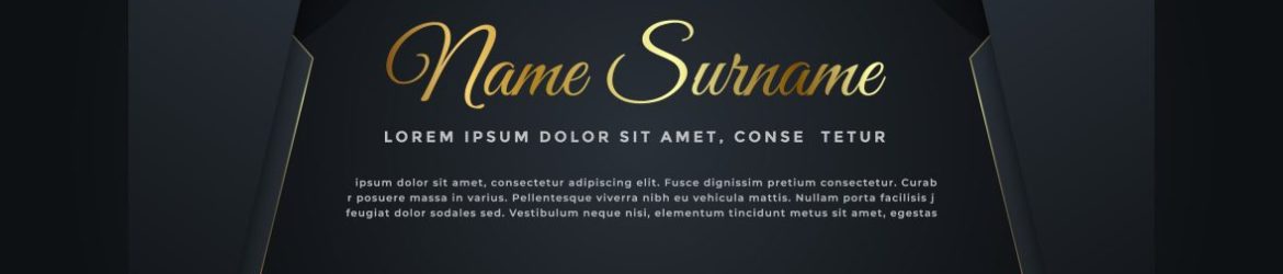 Golden Diploma Certificate Template
