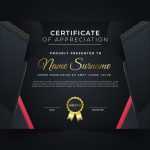 Golden Diploma Certificate Template