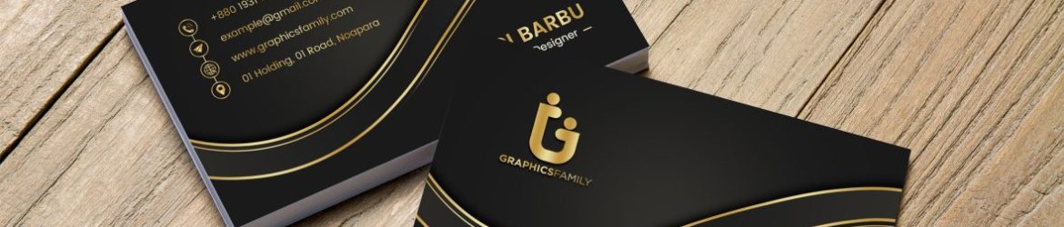 Golden Elegance : Opulent Business Card Design