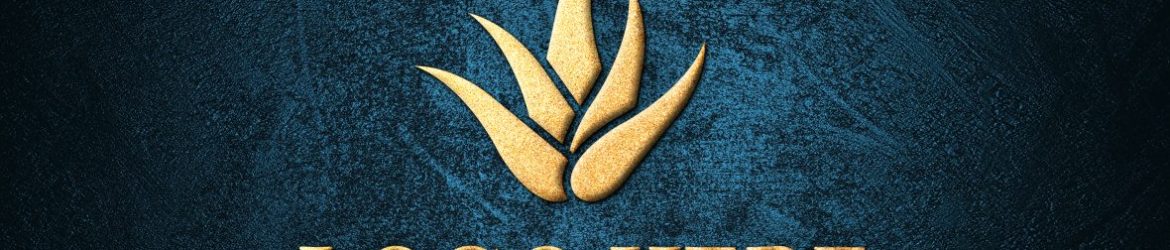 Golden Logo Mockup with Luxury Background