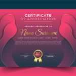 Gradient Colorful Luxury Certificate Template - Download Grátis Gradient Colorful Luxury Certificate Template