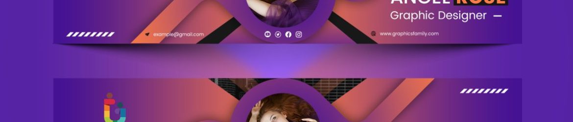 Gradient YouTube Channel Art Design
