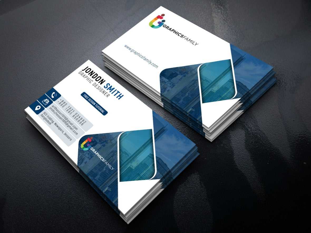 Graphic Artist Professional Business Card Design Template