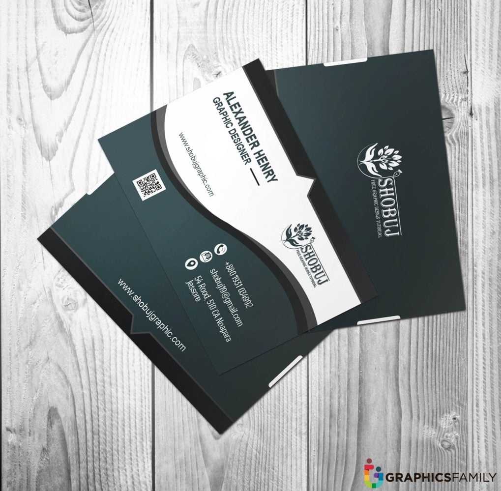 Graphic Designer Business Card Design Front and Back