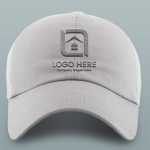 Gray Cap Logo Mockup