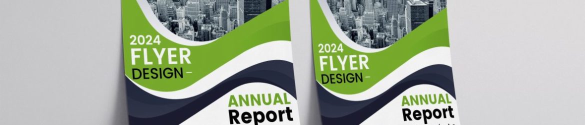 Green Cover Annual Report Template