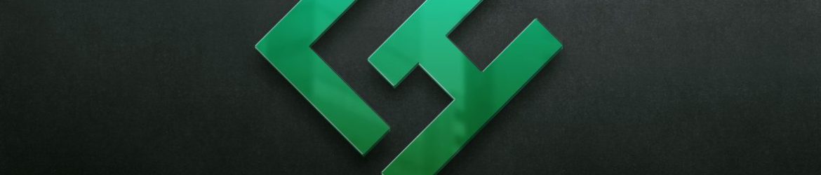 Green Glass Logo Mockup