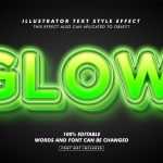 Green Glow Text Effect