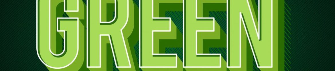 Green Retro Text Effect