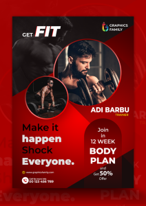 Gym & Fitness Flyer Design