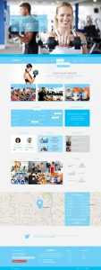 Gym Sports Free PSD Template