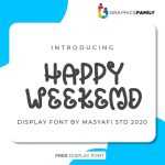 Happy Weekend Font
