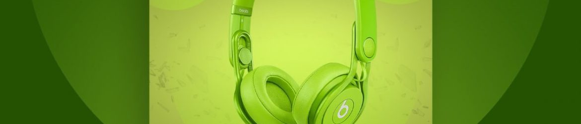 Headphones Social Media Post Design Template