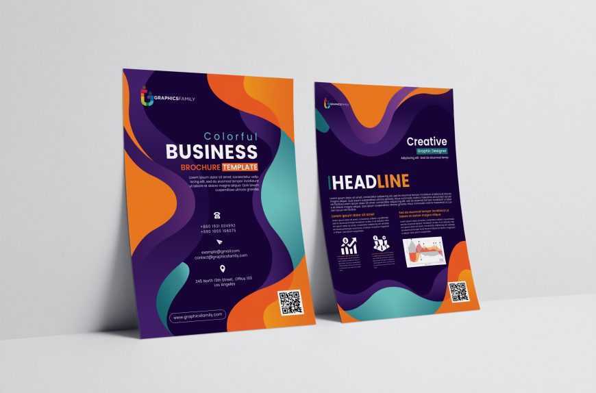 Health Medical Care Bi Fold Brochure Design Free Template