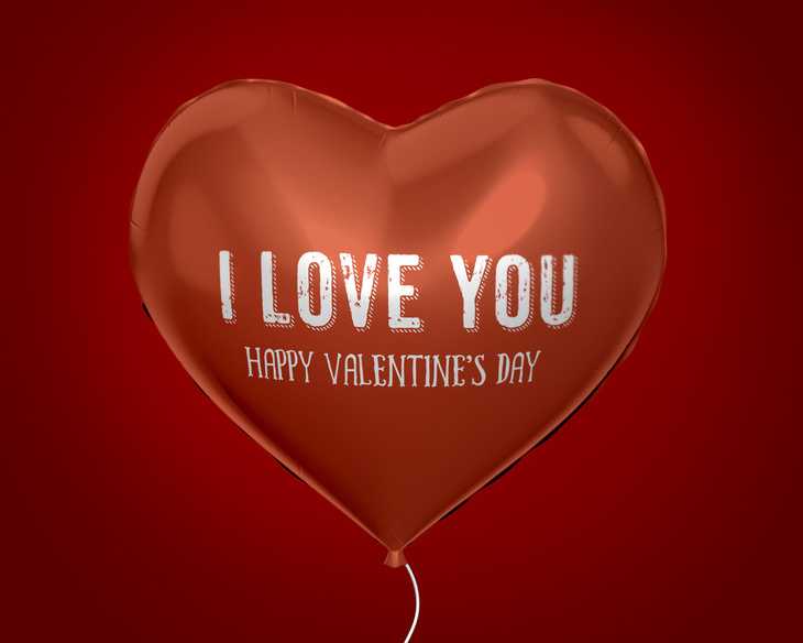 Heart Balloon PSD
