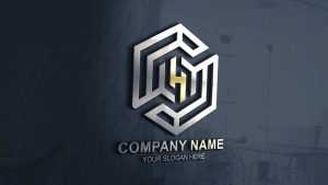 Hexagon Letter H Logo Design Template