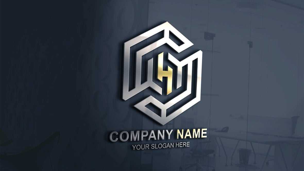 Hexagon Letter H Logo Design Template