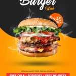 High-Quality Burger Flyer Template