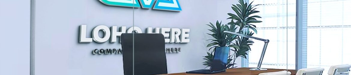High – Quality Office Logo Mockup