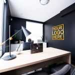 Home Office Logo Mockup
