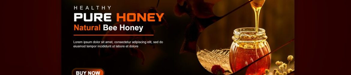 Honey Web Banner Design