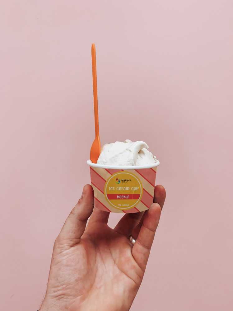 Ice Cream Design Mockup