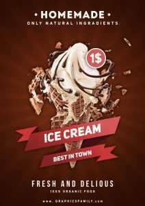 Ice Cream Flyer Design