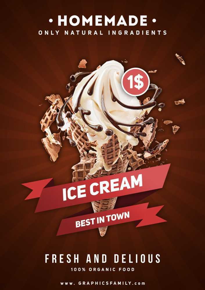 Ice Cream Flyer Design