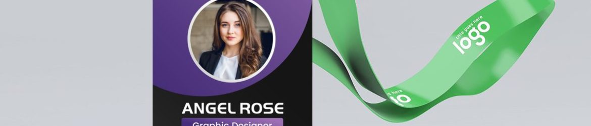 ID Badge Template Design