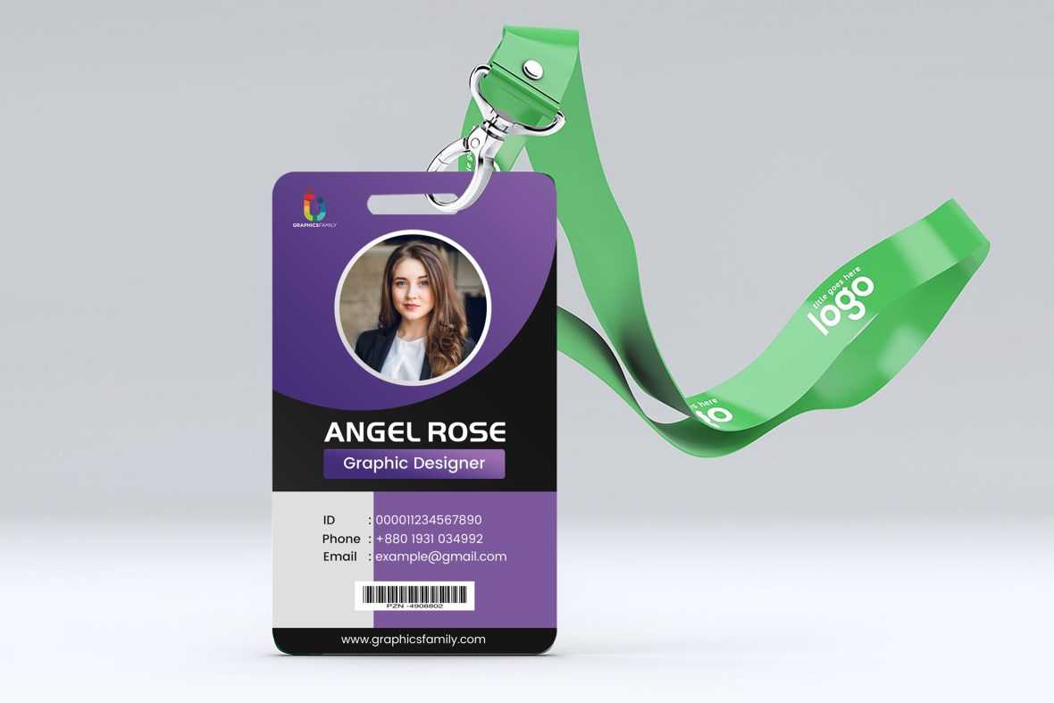 ID Badge Template Design